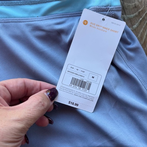 C9 by champion women’s gray and blue duo dry athletic Skort size medium NWT - Picture 2 of 5